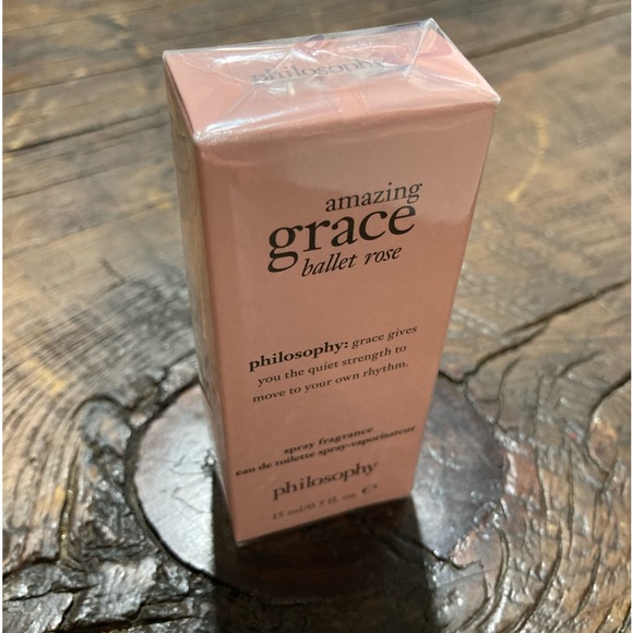 NIB Philosophy AMAZING GRACE BALLET ROSE. Eau de Toilette .5oz - Picture 2 of 3
